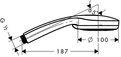 28535000 HG Croma 100 Vario ручной душ 400_400_1439362