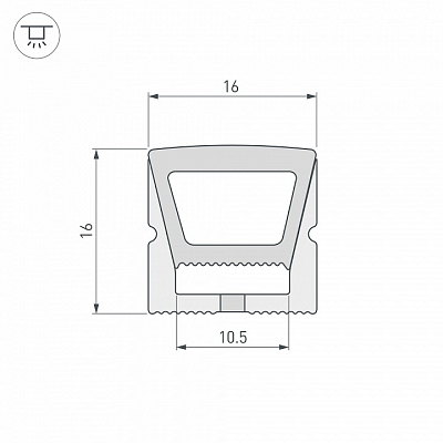 Короб накладной гибкий Arlight WPH 041094 400_400_2135388