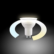 Лампа светодиодная с управлением через Wi-Fi Elektrostandard Умная лампа GU10 GU10 5Вт 3300, 4200, 6500K a055925 500_191_2241162