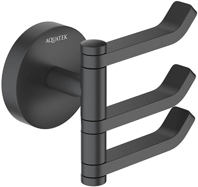 AQ4632MB БЕТТА крючок тройной, матовый черный 400_400_3225913