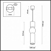 Подвесной светильник Odeon Light Sakra 4070/5L 100_100_1723635