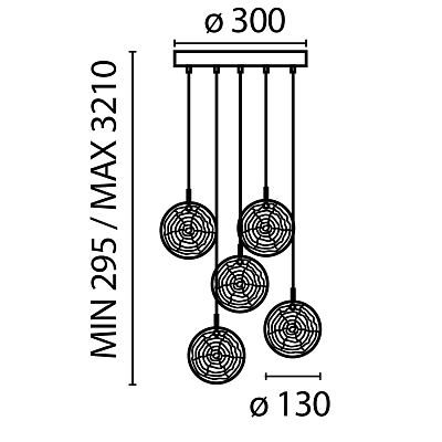 Подвесной светильник Maytoni MOD254PL-05BS 400_400_854143