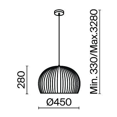 Подвесной светильник Maytoni MOD195PL-01W1 400_400_822323