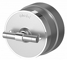 Выключатель двухклавишный с корпусом Werkel Vintage (серебро матовый/хром) W5822054 500_191_2296908