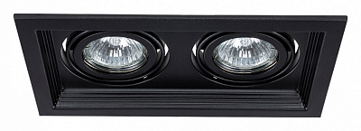 Встраиваемый светильник Arte Lamp Canis A6661PL-2BK 400_400_3146087