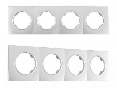 Рамка на 4 поста Arte Milano am-502.04 502.04-4.silver 400_400_2302884