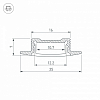Профиль Arlight SL-SLIM-H7-F25-2000 ANOD 023717 100_100_2132579