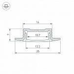 Профиль Arlight SL-SLIM-H7-F25-2000 ANOD 023717 250_100_2132579