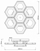Потолочная люстра Escada Hexagon 10204/7LED 100_100_2219163