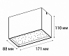 Накладной светильник Italline DL 3029 DL 3029 white 4000K 100_100_1972475