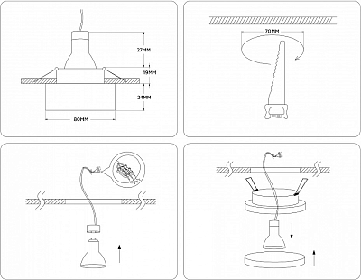 Встраиваемый светильник Ambrella Light TN TN3306 400_400_2026200