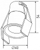 Встраиваемый светильник DesignLed HIDDEN 00-00006639 100_100_3149890