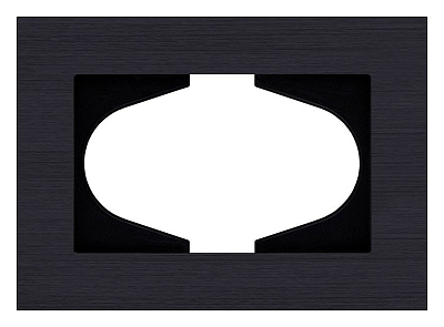 Рамка для двойной розетки Kollinger Reflex AL RA120BK 400_400_3118259