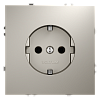 Розетка встраиваемая VOLTUM S70 с заземлением 16А, (кашемир) 100_100_789065