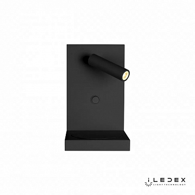Бра с полкой iLedex iCharge 1831A BK 400_400_1990885