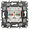 Розетка двойная Ethernet RJ-45 без рамки Эра Эра 12 12-3108-16 100_100_2395218