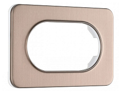 Рамка для двойной розетки Arte Milano am-502.07 502.07-double.shampan 500_191_2302948