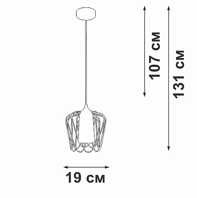 Подвесной светильник Vitaluce V2845 V2845-0/1S 400_400_1820482