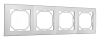 Рамка на 4 поста Arte Milano am-503.06 503.06-4.silver 100_100_2303308