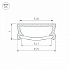 Профиль накладной Arlight TM-2000 (CT) 016939 100_100_1887077