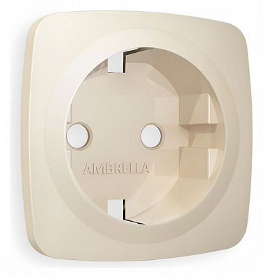 Накладка для розетки с заземлением Ambrella Volt OMEGA OP3260 400_400_2191404