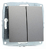 Выключатель двухклавишный без рамки Mono Electric Despina / Larissa 500-002425-102 100_100_2162407