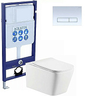 SET AQUATEK ЛИБРА N KDI21(рама AQUATEK Standard INS-0000012 с клавишей KDI-0000021 и крепежом KKI-0000002+унитаз ЛИБРА AQ0530N-00 с тонким сиденьем sc 500_191_3226857