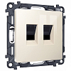 Розетка двойная Ethernet RJ-45 без рамки Ambrella Volt ALFA MA312110 100_100_2193081