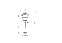 Ландшафтный светильник Outdoor O413FL-01BZ1 250_100_851748