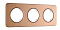 Рамка на 3 поста Arte Milano am-502.07 502.07-3.brown