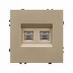Розетка двойная Ethernet RJ-45 без рамки Arlight SCT 054314 250_100_1603155