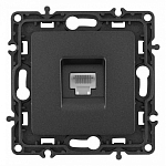 Розетка Ethernet RJ-45 без рамки Arte Milano am-217 217.45-1.black 250_100_2167856