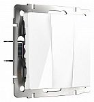 Клавиши для выключателя трехклавишного Werkel белый W1130001 250_100_Array