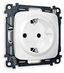 Розетка с заземлением и со шторкой, без рамки Ambrella Volt OMEGA MO107010 250_100_Array