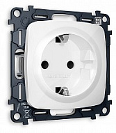 Розетка с заземлением и со шторкой, без рамки Ambrella Volt OMEGA MO107010 500_191_2307861