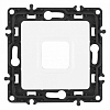 Розетка для вывод кабеля без рамки Arte Milano am-217 217.49-1.white 100_100_2167951