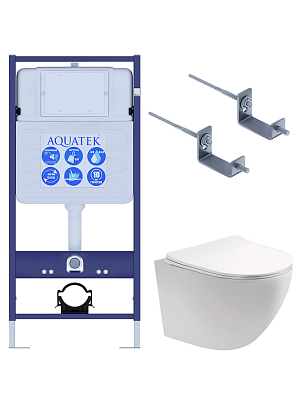 SET AQUATEK ЕВРОПА T-17-KKI2 (рама AQUATEK Standard INS-0000017+крепеж KKI-0000002+унитаз ЕВРОПА AQ1900T-00 с тонким сиденьем soft-close) 400_400_2416955