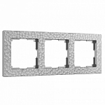 Рамка на 3 поста Werkel Hammer серебряный W0032406 250_100_2128301