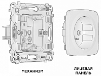 Розетка с заземлением и со шторкой, без рамки Ambrella Volt OMEGA MO107010 250_100_2192662