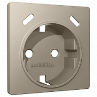 Накладка для розетки с заземлением и со шторками и 2хUSB type С Ambrella Volt ALFA AP3705 500_191_2307908