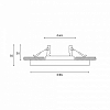 Встраиваемый светильник Hesby Lighting Clarity HSBL_0133 100_100_2040057