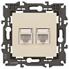 Розетка Ethernet RJ-45 без рамки Эра Эра Elegance 14-3108-02 100_100_2400676