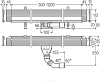 736736 Advantix Vario душевой лоток для встраивания в стену, плоская модель, проп. способность 0,4 л/с, L=300-1200, H=70-100, модель 4968.10 100_100_2407028