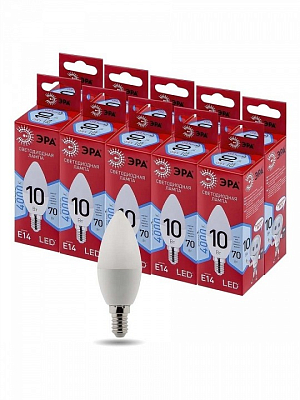 Лампа светодиодная Эра  E14 10Вт 4000K LED B35-10W-840-E14 R 400_400_2842262