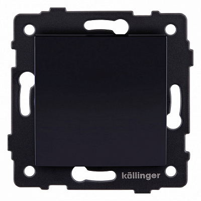 Выключатель одноклавишный без рамки Kollinger  REA-R-005BK 400_400_3123706