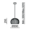 Подвесной светильник Maytoni MOD195PL-01W 100_100_799570