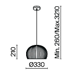 Подвесной светильник Maytoni MOD195PL-01W 250_100_799570