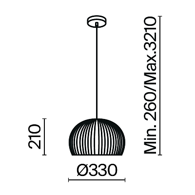 Подвесной светильник Maytoni MOD195PL-01W 400_400_799570