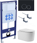 SET AQUATEK МИЯ 4в1 (рама AQUATEK Standard INS-0000012+ кркпеж KKI-0000002+клавиша KDI-0000020+унитаз МИЯ AQ2004-00 с тонким сиденьем soft-close 250_100_Array