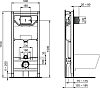 T3868V1/121AC Промо-набор 3 в 1 (Унитаз T0079V1 и сиденье T3527V1 TESI, инсталляция R020467 PROSYS, панель смыва R0121AC OLEAS) 100_100_2418273